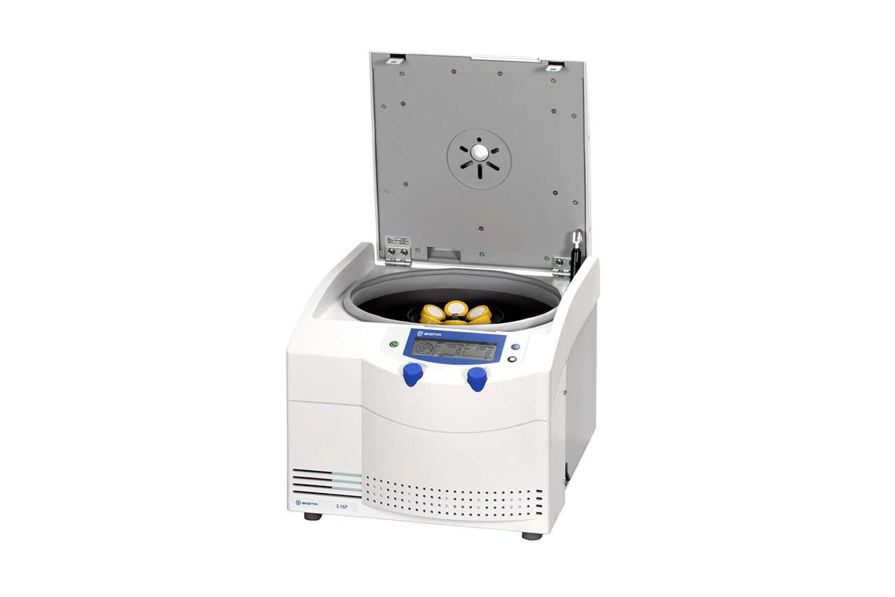 Unrefrigerated benchtop centrifuge Sigma 2‑16P Allpurpose