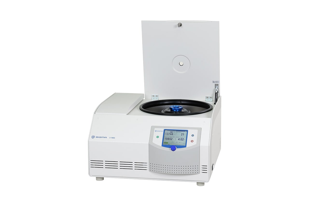 Refrigerated and heated benchtop centrifuge | Sigma 3‑18KHS